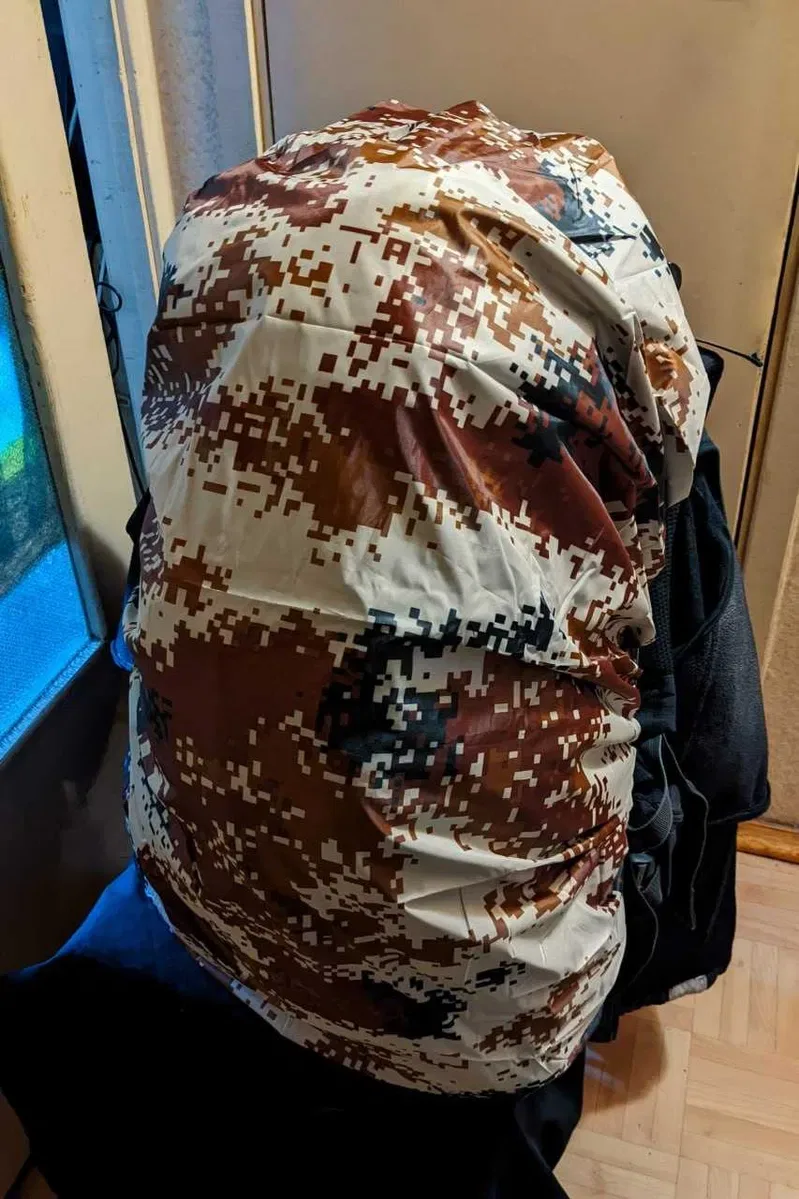 Чехол дождевик накидка рюкзак raincover 65 70 Osprey 80л Deuter Terra — фото 7