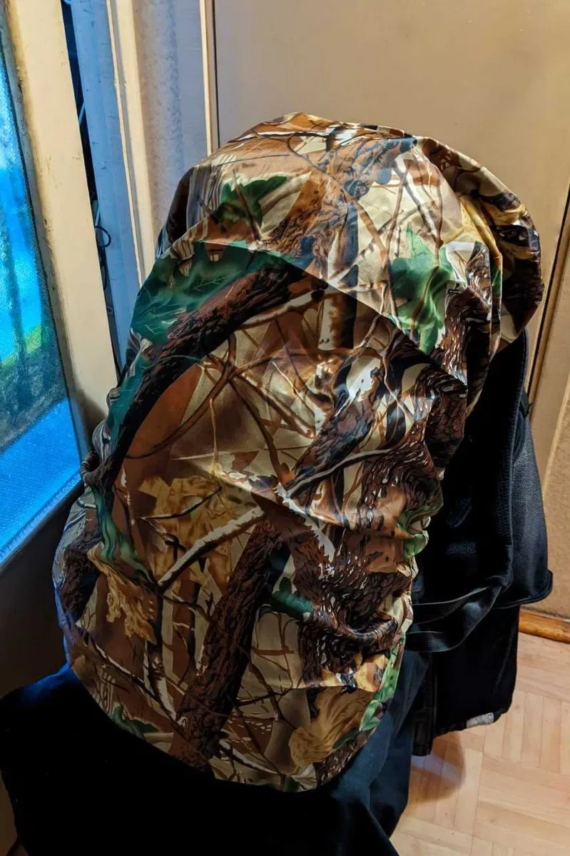 Чехол дождевик накидка рюкзак raincover 65 70 Osprey 80л Deuter Terra — фото 8