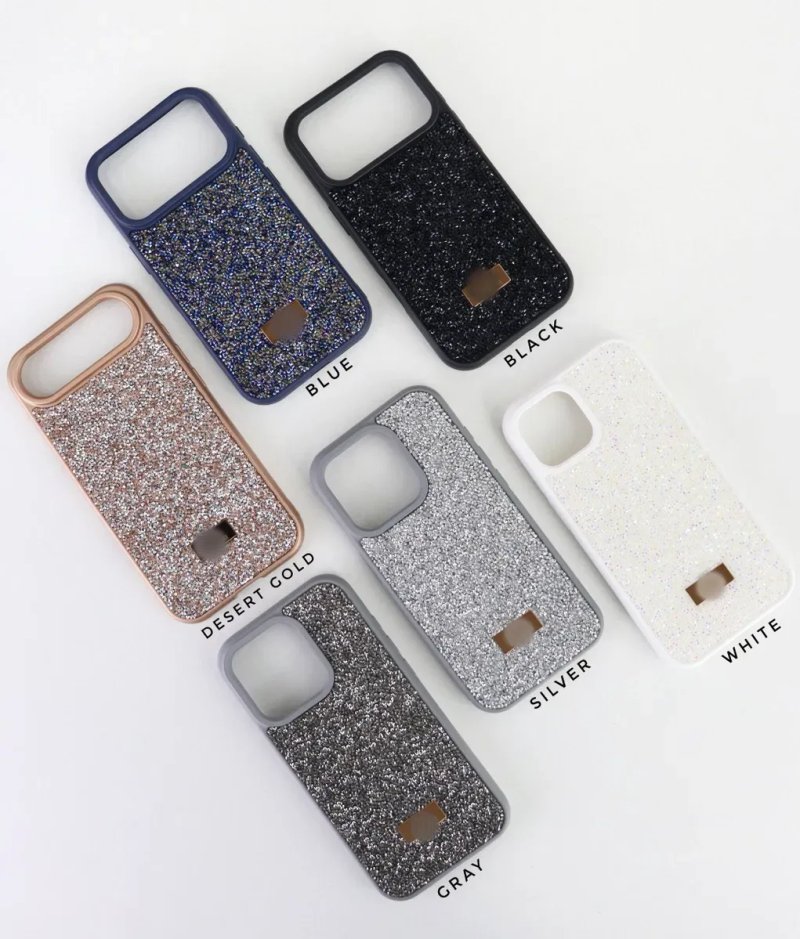 Чехол с камушками стразами Swarovski сваровски iPhone 16 / 17 Pro Max чохол для айфон 18 про макс — фото 2