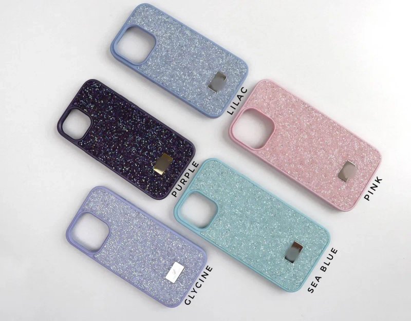 Чехол с камушками стразами Swarovski сваровски iPhone 16 / 17 Pro Max чохол для айфон 18 про макс — фото 3