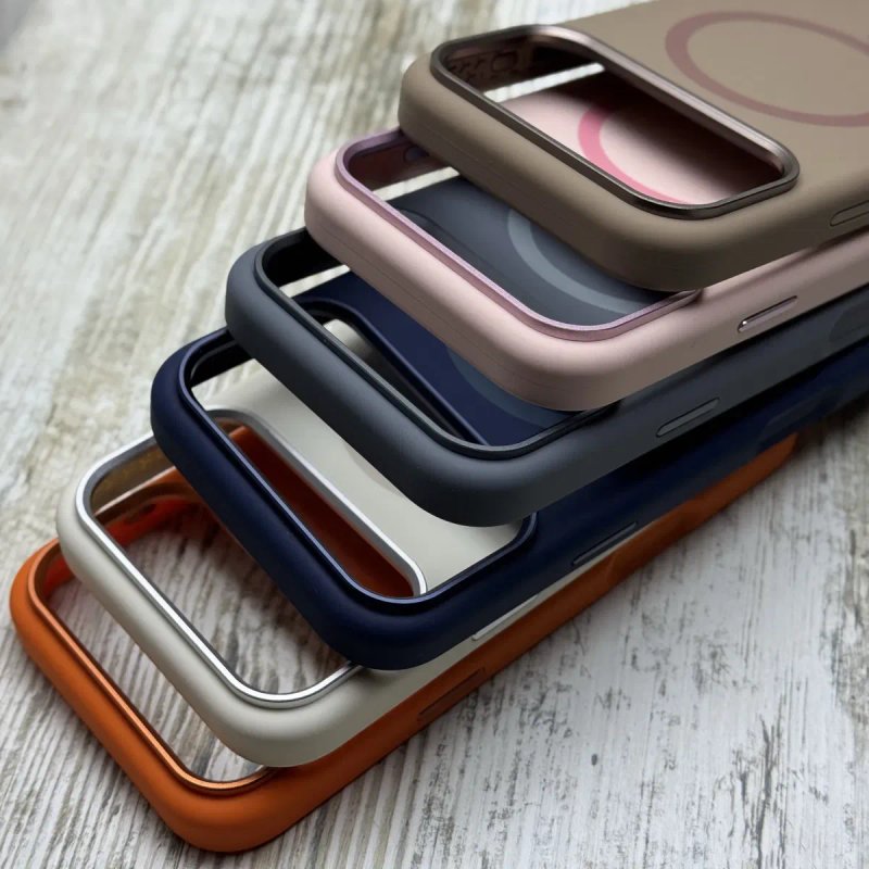 Чехол софттач Fibra Silicone OmniMag на iPhone 17 Pro Max/ 17 Pro Чохол — фото 3