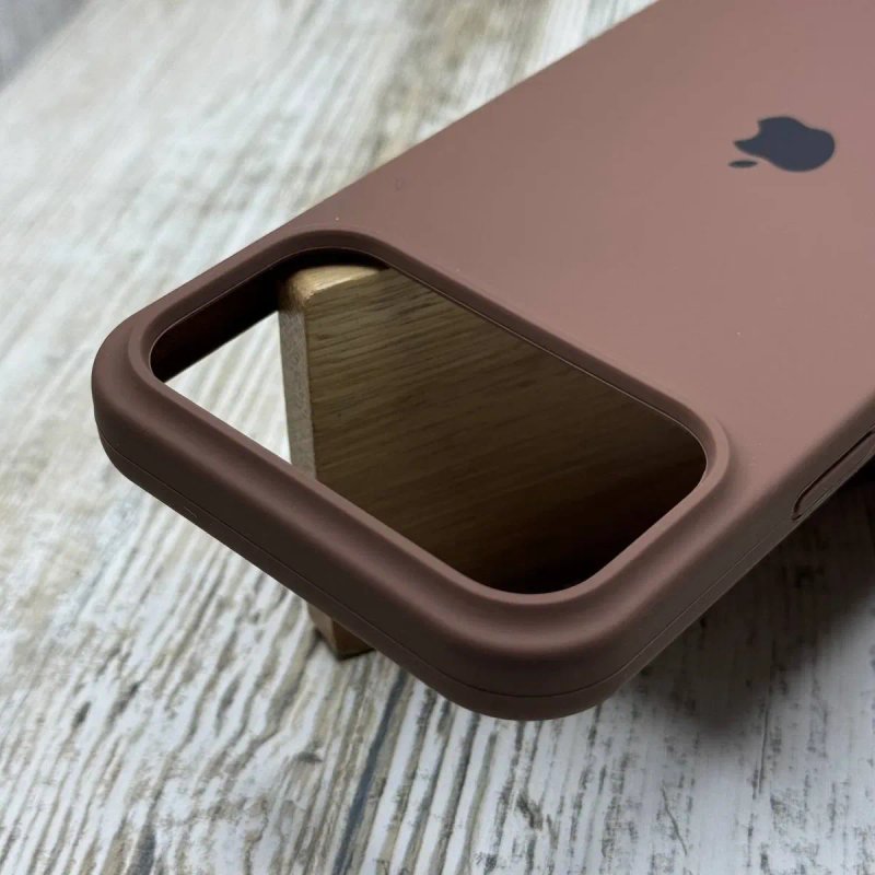 Чехол софттач Silicone Case на iPhone 17 Pro Max/ 17 Pro Чохол Brown — фото 5