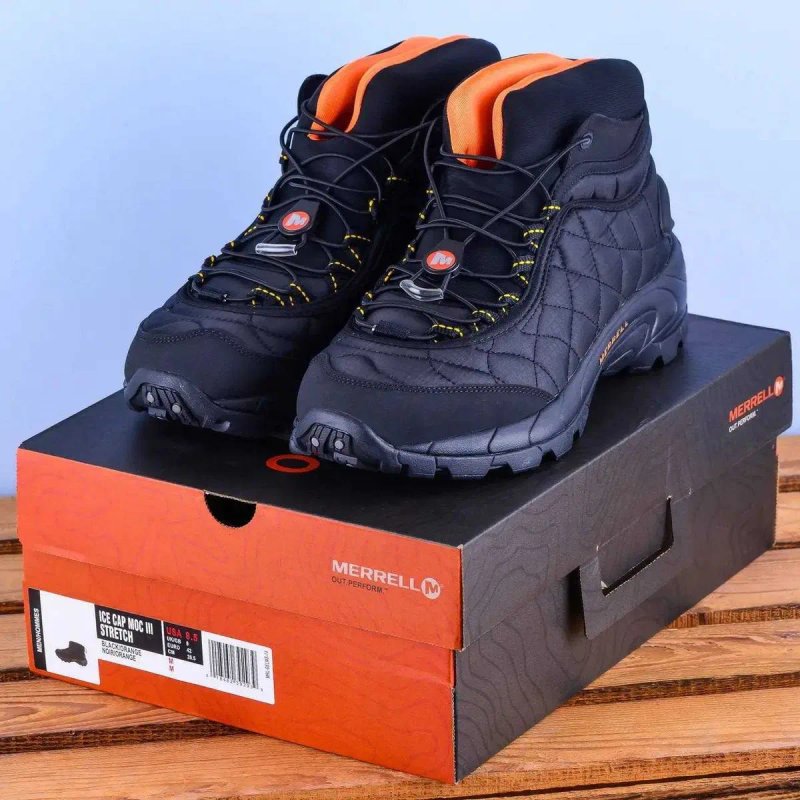 Черевики merrell ice cup moc Кросівки зимові чоловічі Мерелл високі 41 42 43 44 45 46 — фото 4