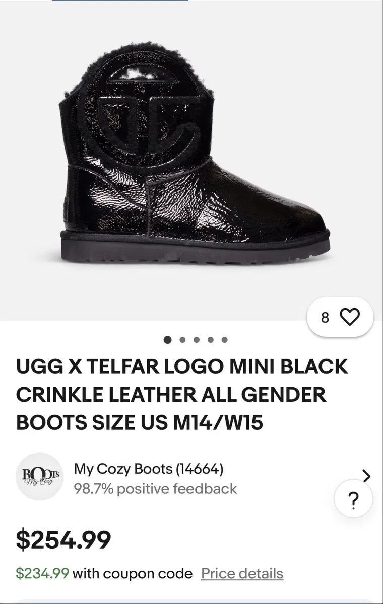 Черевики Ugg telfar logo min 42/41,46/45 — фото 6