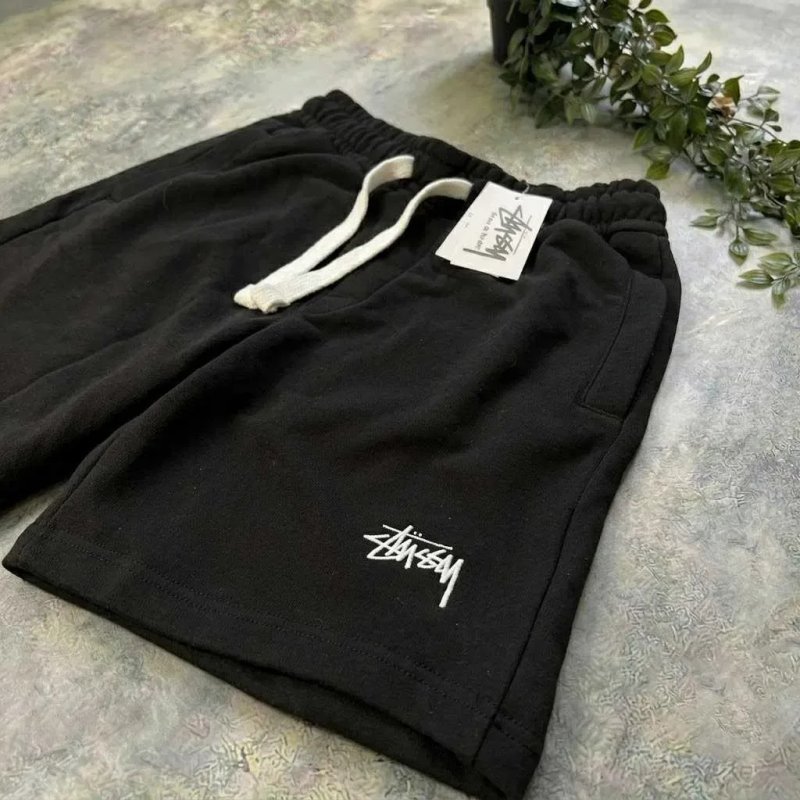 Черные Шорты Stussy Mini Logo (XS S M L XL XXL) — фото 2