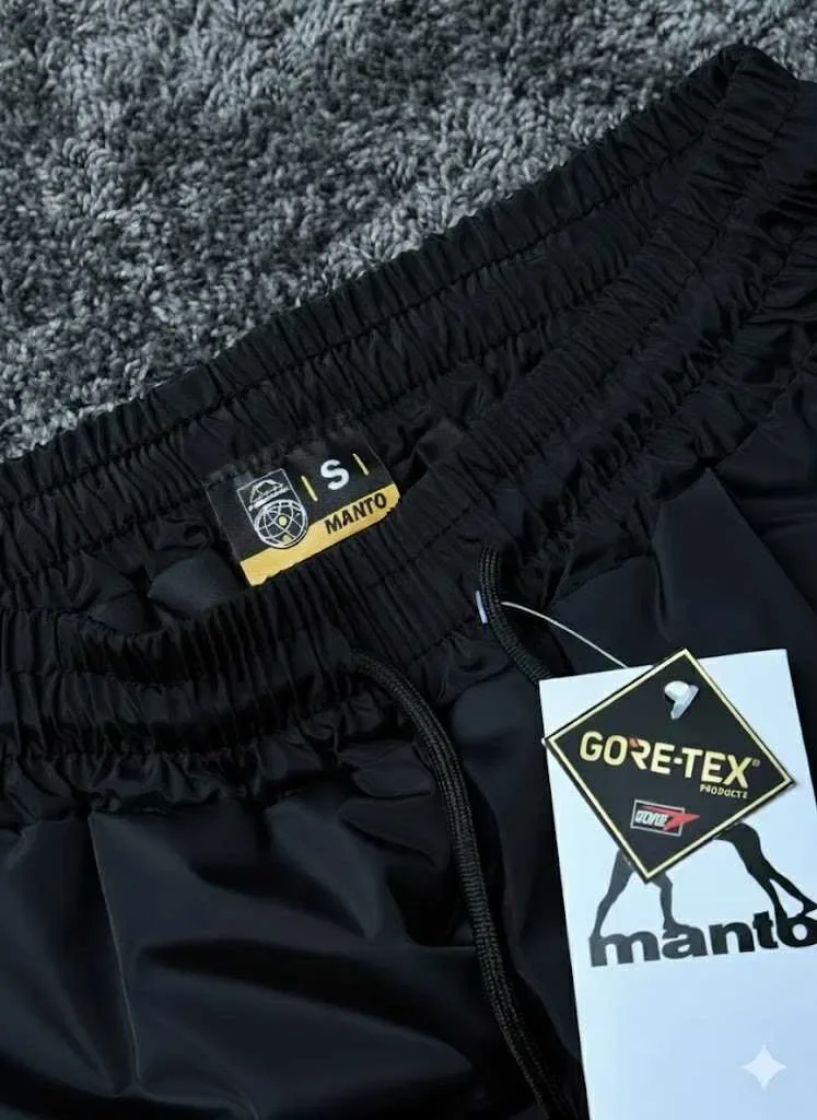 Черные Штаны MANTO 2.0 GORETEX • Спортивні Штани МАНТО Big Logo • XS S M L XL XXL • Гортекс — фото 5