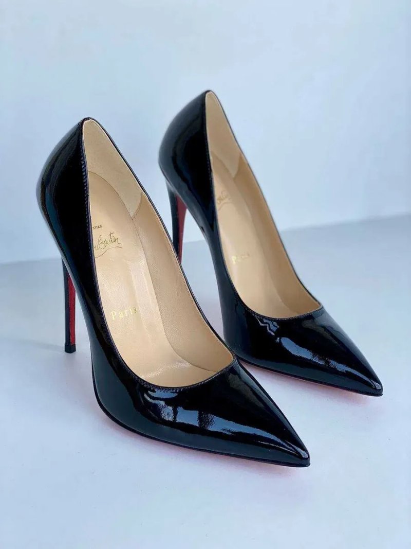 Черные туфли-лодочки Louboutin So Kate Лабутены 10 12 см чорні туфлі — фото 7
