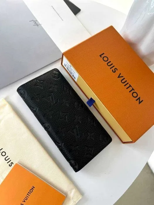 Черный бумажник Louis Vuitton кошелек Луи Виттон органайзер LV k420 — фото 5