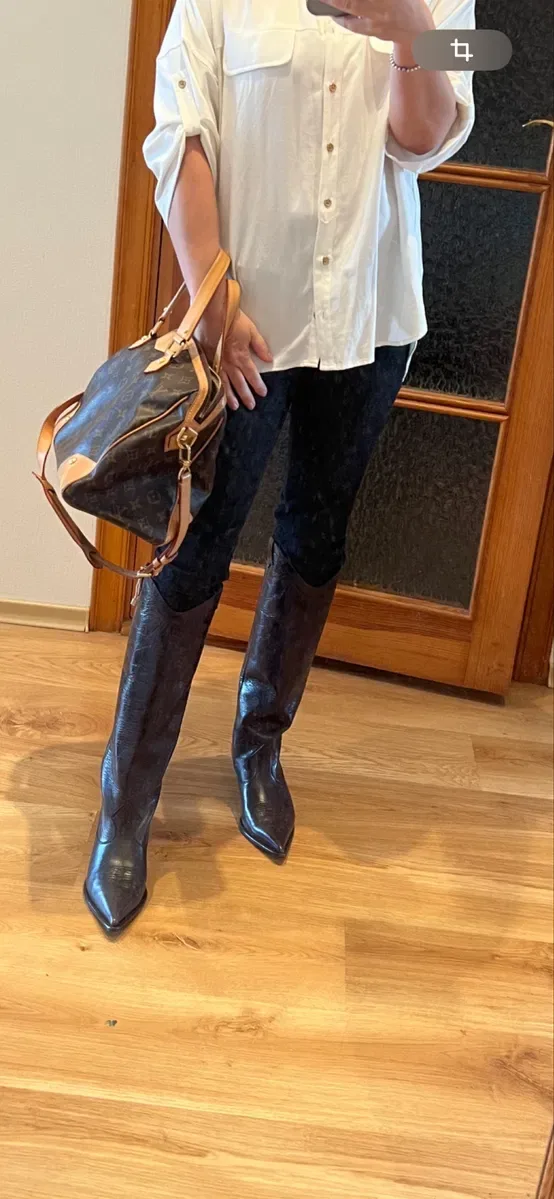 Чоботи Kachorovska Katrin , 37 р. Обуті 1 раз . Лімітована колекція — фото 6