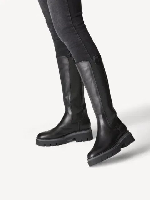Чоботи Tamaris Модель 1-1-25632-29 003 BLACK LEATHER