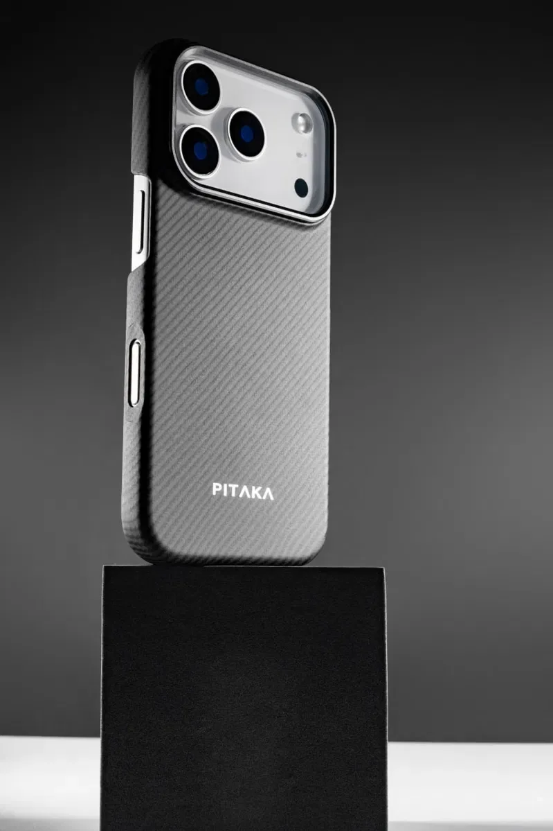 Чохол Пітака для айфон 17 про макс чехол pitaka iPhone pro max карбон тонкий відкриті кнопки — фото 3