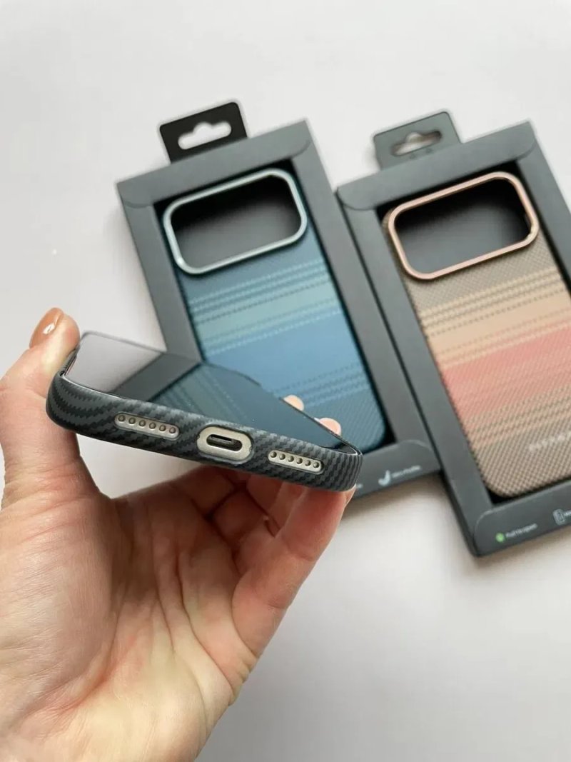 Чохол пітака pitaka карбон карбоновий ультра тонкий iPhone 17 Pro Max чехол айфон про макс magsafe — фото 6