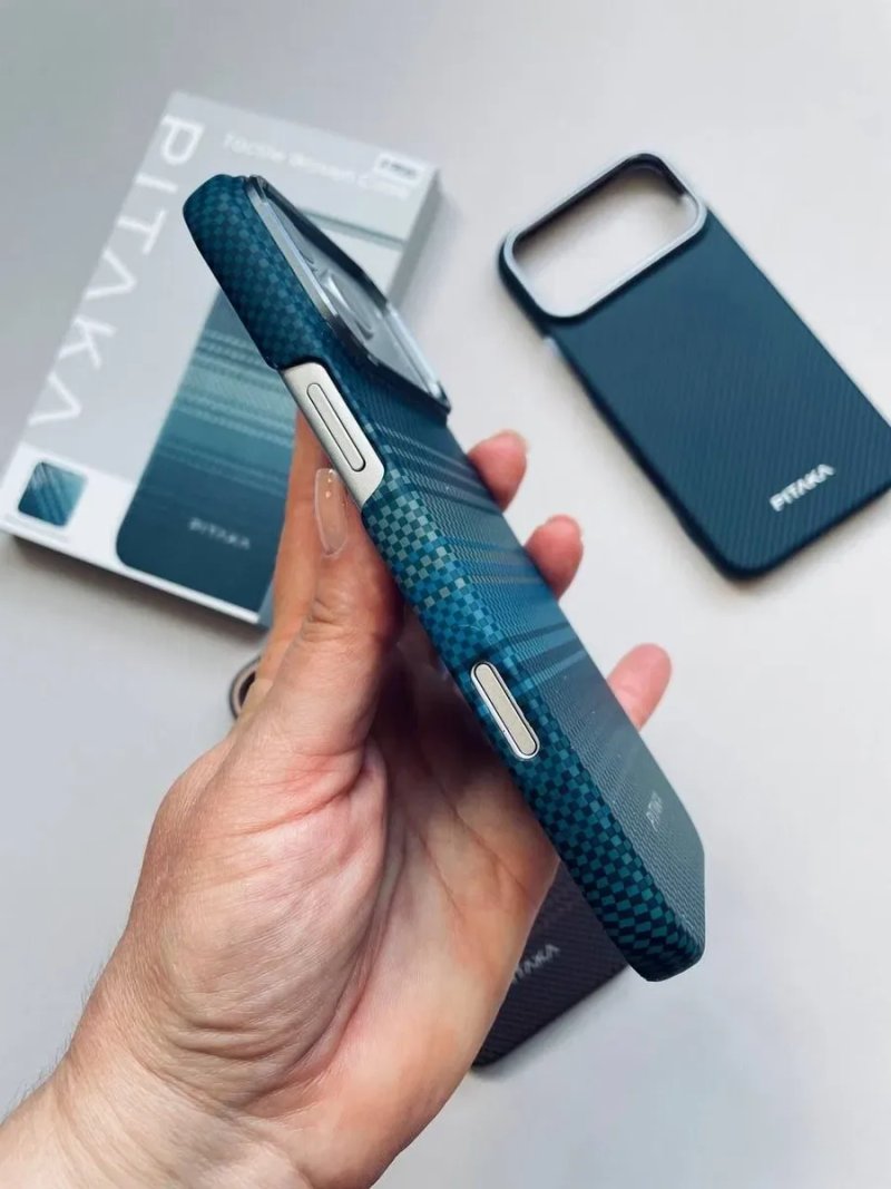 Чохол пітака pitaka карбон карбоновий ультра тонкий iPhone 17 Pro Max чехол айфон про макс magsafe — фото 8