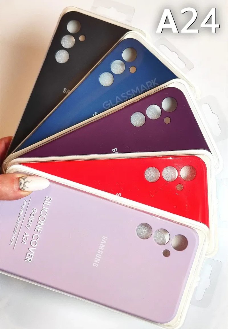 Чохол silicone cover Samsung A54 A34 A24 A14 чехол самсунг — фото 4