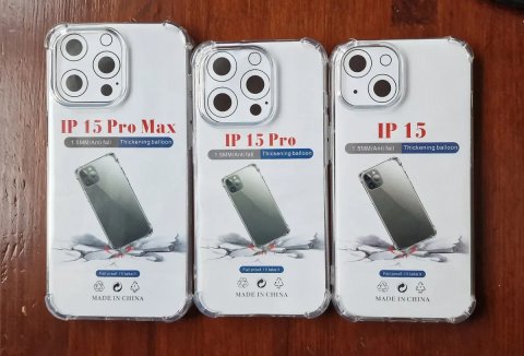 Чохол з підсиленими кутами 1.5 мм iPhone 14 15 16 Pro Max гурт