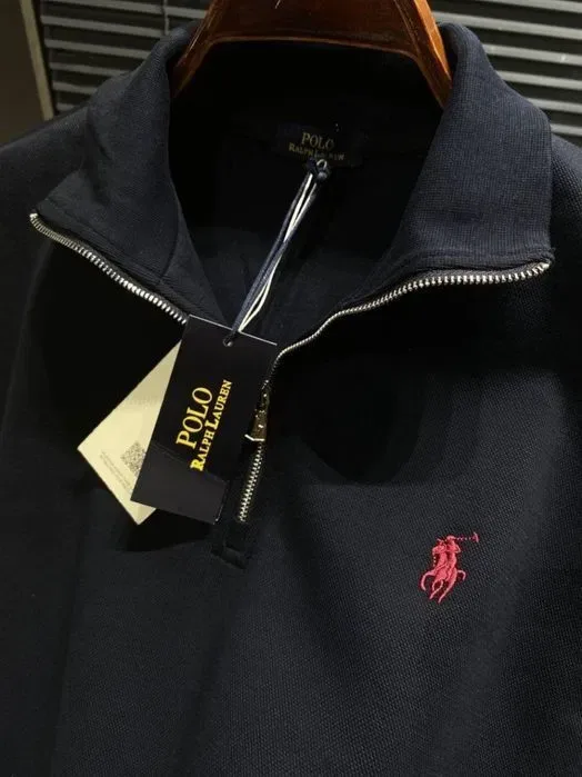 Чоловіча 1/3 zip кофта полузамок зіп Polo Ralph Lauren / поло ральф зіп old money — фото 6