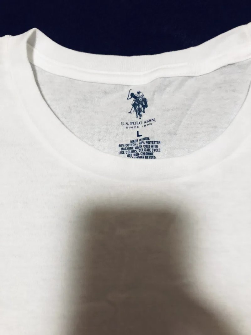 Чоловіча базова футболка US Polo Assn (оригінал) розміри M, L, XL — фото 4