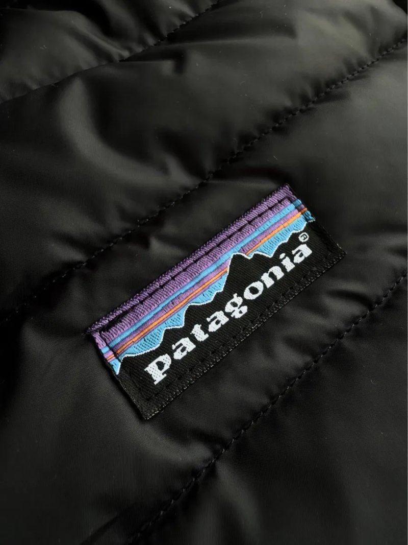 Чоловіча демісезонна куртка Patagonia з відстібним капюшоном чорна на блискавці S M L XL 2XL 3XL — фото 5