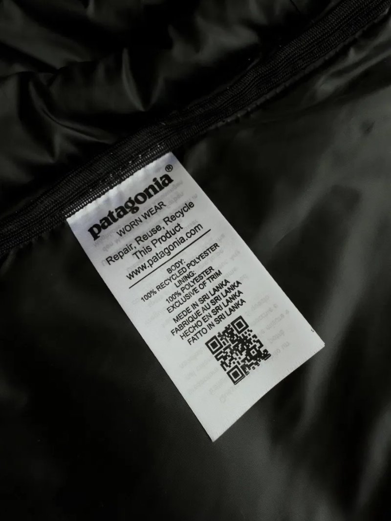Чоловіча демісезонна куртка Patagonia з відстібним капюшоном чорна на блискавці S M L XL 2XL 3XL — фото 7