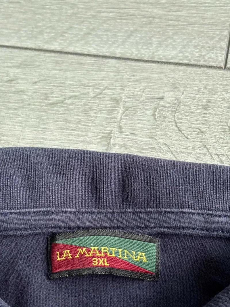 Чоловіча Футболка Поло Ла Мартіна Порше La Martina x Porsche Mannschaft Vintage Size 3XL XXXL 3ХЛ ХХХЛ Розмір Майка Теніска Джерсі Вінтаж Оригінал — фото 6