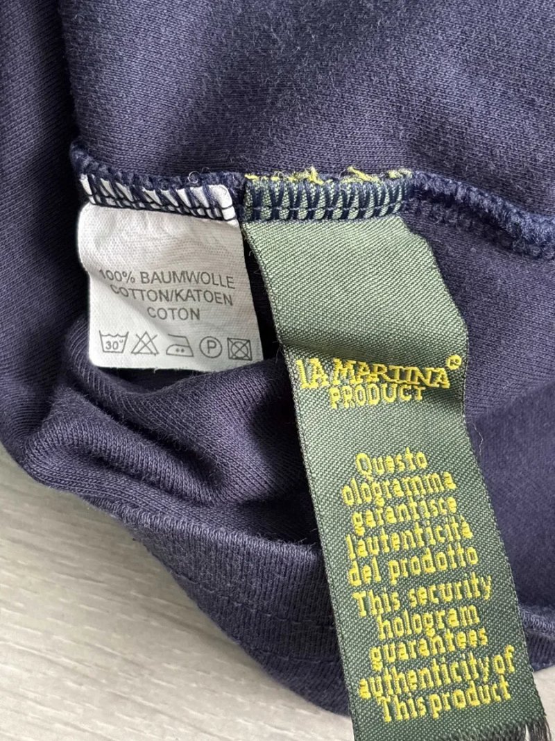 Чоловіча Футболка Поло Ла Мартіна Порше La Martina x Porsche Mannschaft Vintage Size 3XL XXXL 3ХЛ ХХХЛ Розмір Майка Теніска Джерсі Вінтаж Оригінал — фото 7