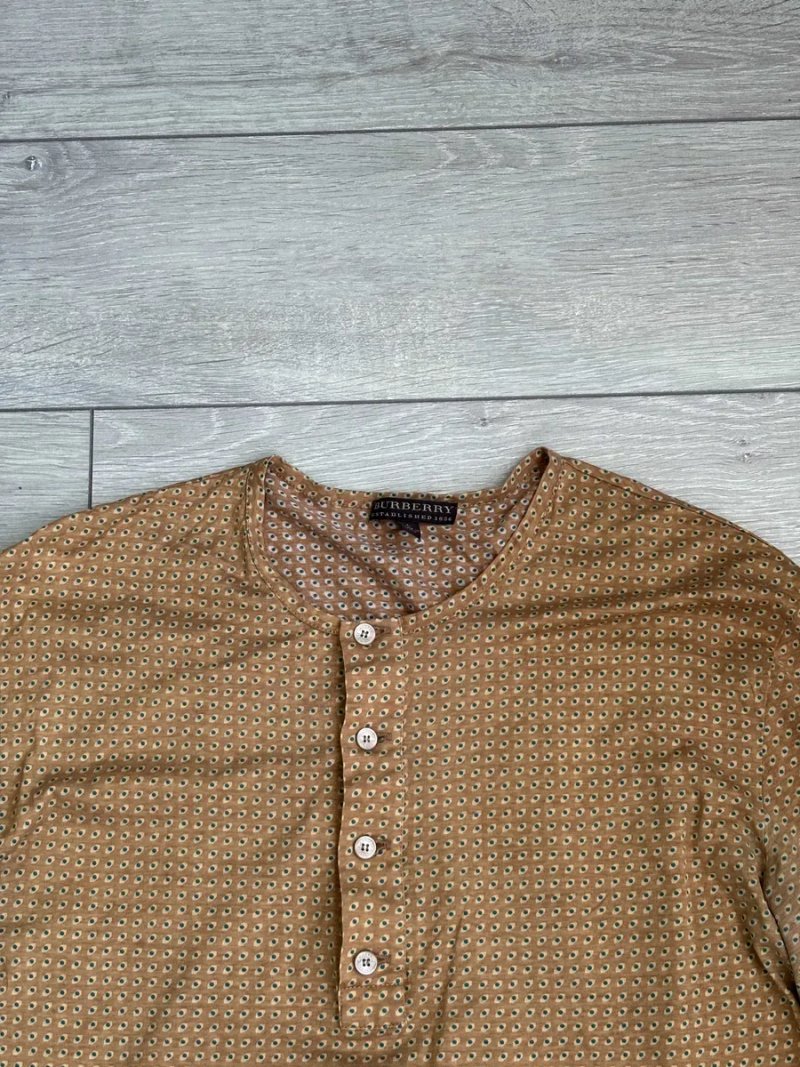 Чоловіча Кофта Хенлі Преміального Бренду Барбері Burberry Size L Л Розмір Брендовий Лонгслів Тонкий Светр Світшот Пуловер Джемпер Оригінал — фото 3