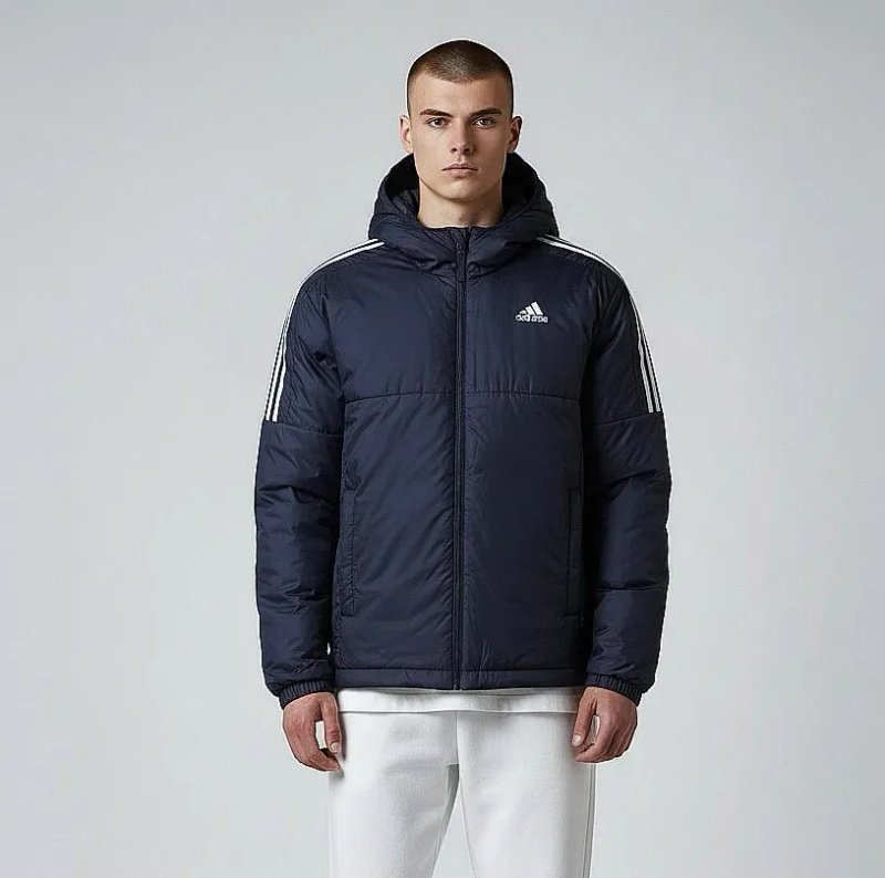 Чоловіча куртка Adidas Essentials Insulated Hooded Jacket(Оригінал) М. — фото 3
