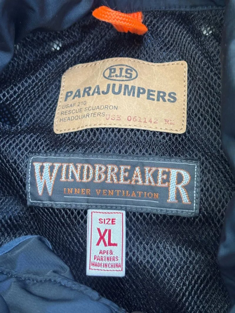 Чоловіча Куртка Параджамперс Parajumpers Windbreaker Jacket Size XL ХЛ Розмір Вітрівка Вітровка Ветровка Оригінал — фото 6