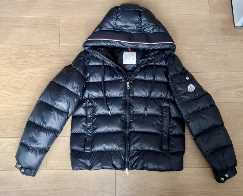 Чоловіча куртка пуховик Moncler оригінал р.М — фото 5