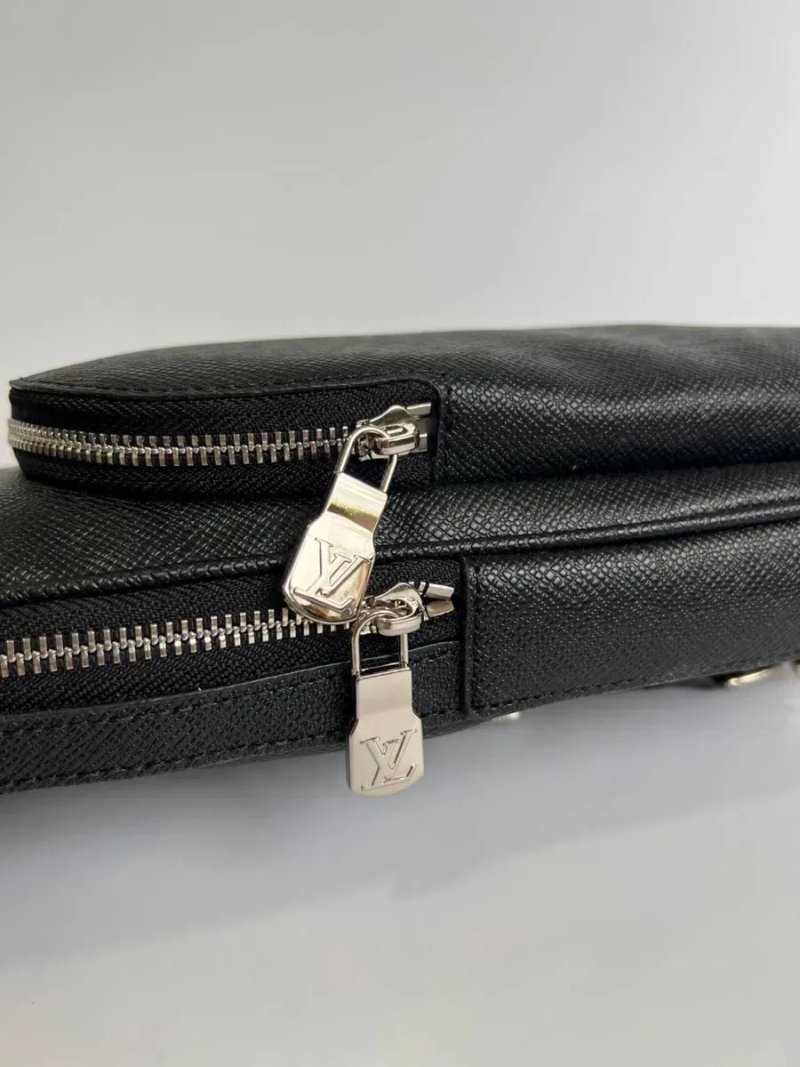 Чоловіча шкіряна сумка/Мужская кожаная сумка louis vuitton — фото 6