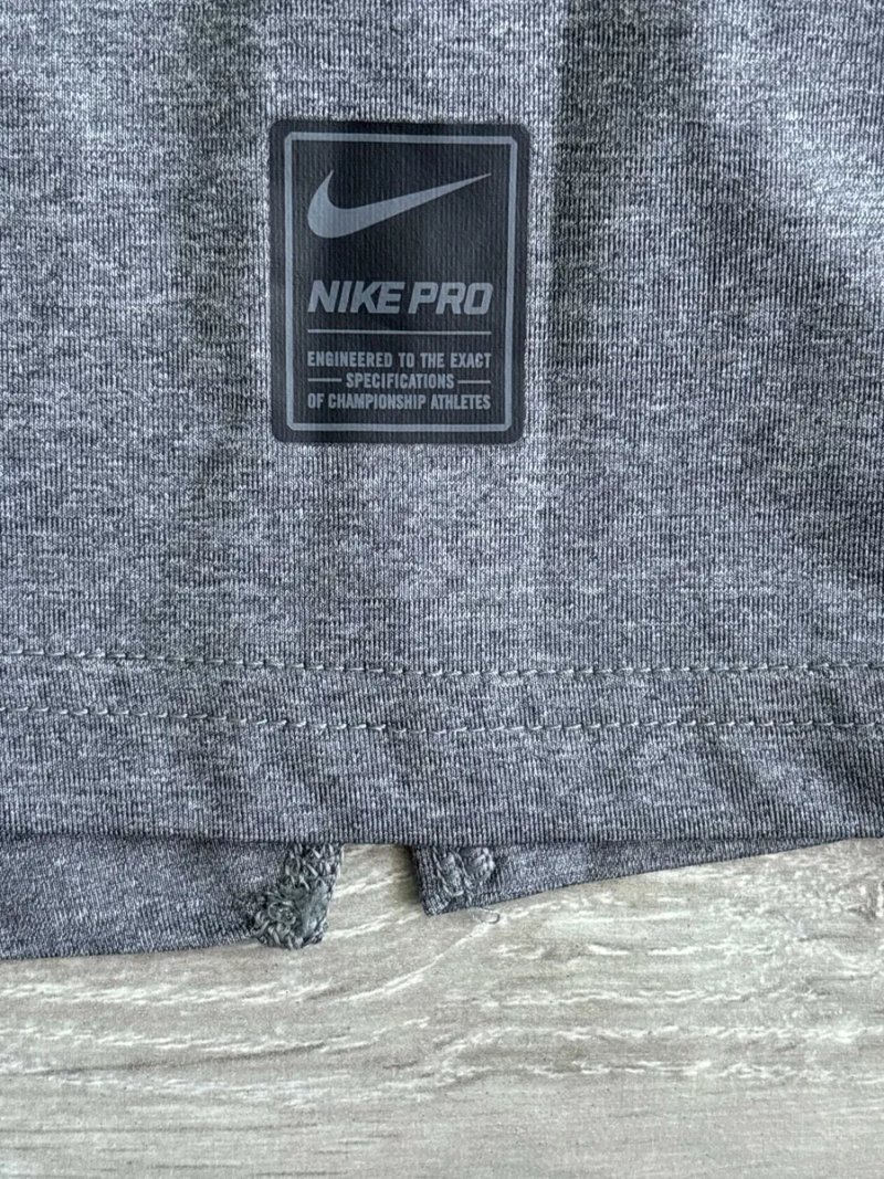 Чоловіча Спортивна Компресійна Кофта Найк Про Nike Pro Therma Compression Size S С Розмір Лонгслів Світшот Рашгард Джерсі Светр Сірий Колір Оригінал — фото 5