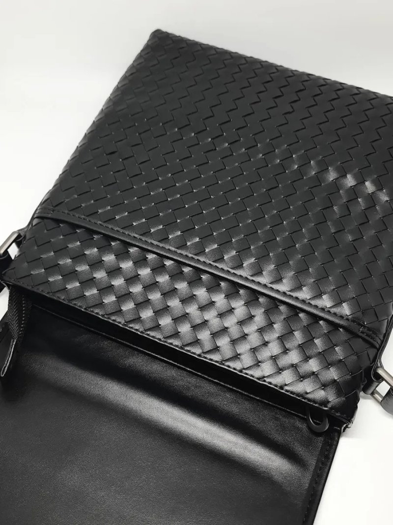Чоловіча сумка через плече барсетка | Мужская сумка боттега — фото 6
