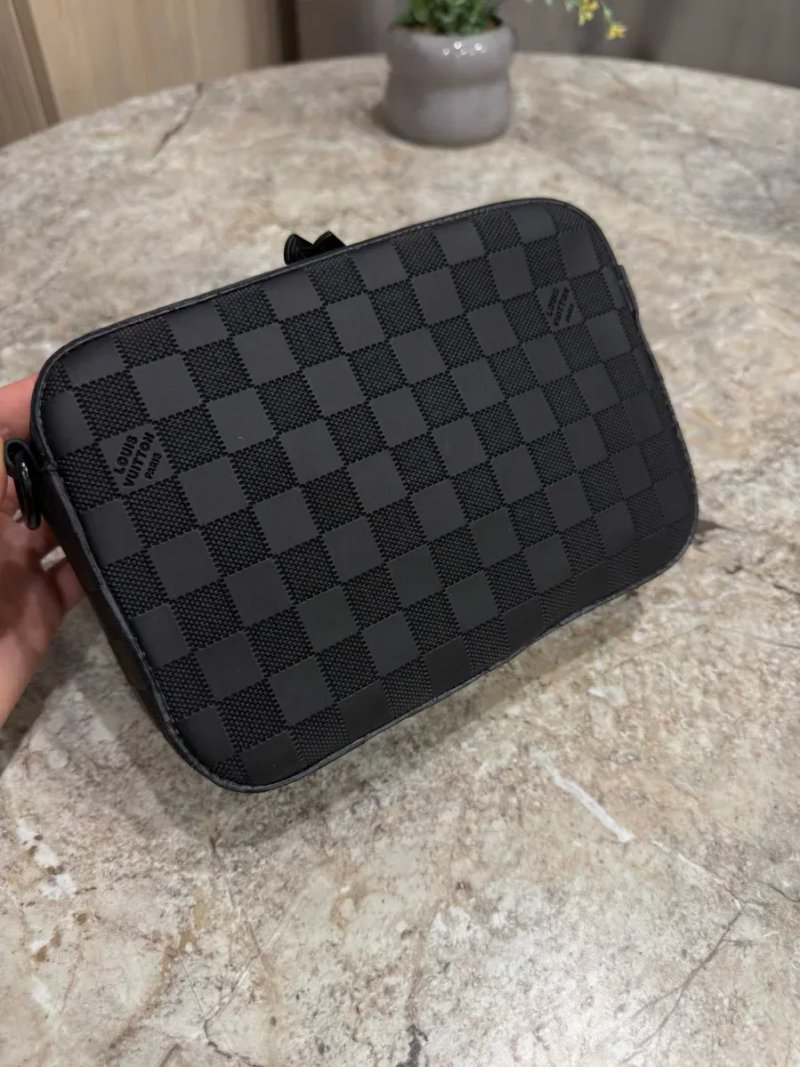 Чоловіча сумка через плече Луі Вітон. Мужская сумка LV через плечо Louis Vuitton мессенджер Луи Витон | барсетка чоловіча — фото 3