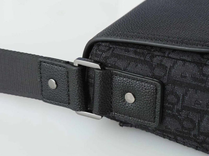 Чоловіча сумка Christian Dior Saddle Messenger with Flap Сумка через плече Діор Месенджер Черная мужская сумка — фото 3