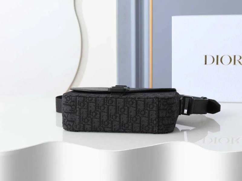 Чоловіча сумка Christian Dior Saddle Messenger with Flap Сумка через плече Діор Месенджер Черная мужская сумка — фото 6