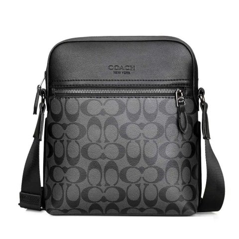 Чоловіча сумка Coach через плече, месенджер Коуч барсетка