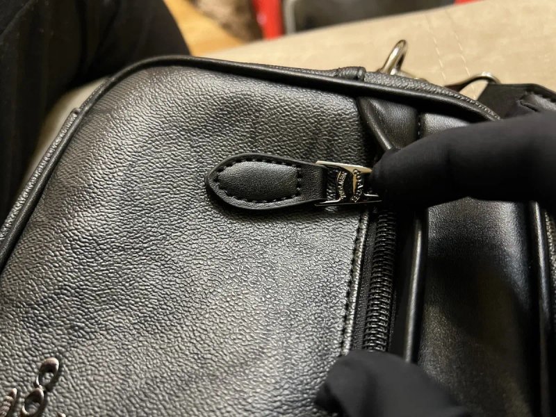 Чоловіча сумка Coach чорна через плече | стильна месенджер | нова — фото 6
