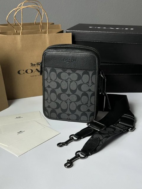 Чоловіча сумка Coach мужская сумка барсетка мессенджер клатч барсетка через плечо