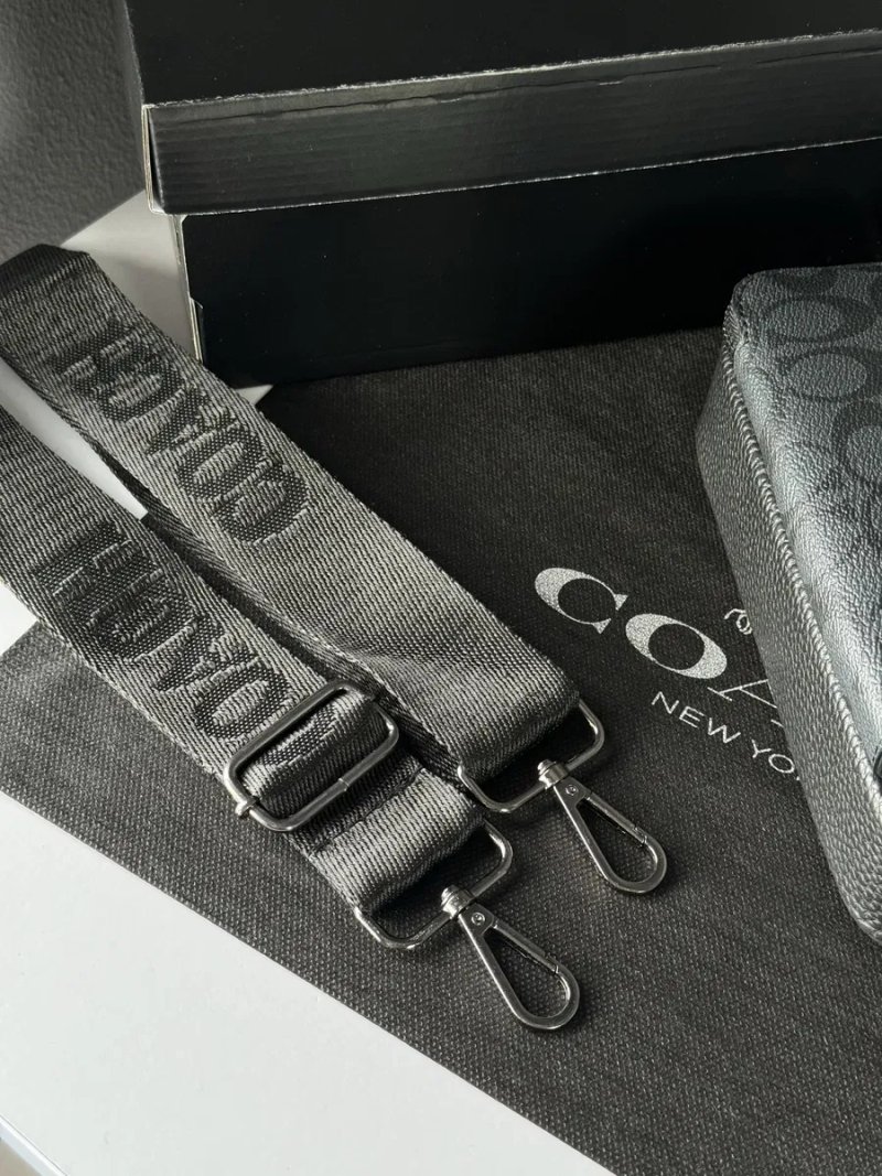 Чоловіча сумка Coach мужская сумка барсетка мессенджер бананка клатч через плечо — фото 3