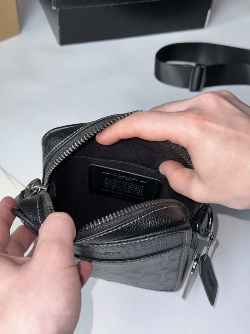 Чоловіча сумка Coach мужская сумка барсетка мессенджер клатч барсетка через плечо — фото 5