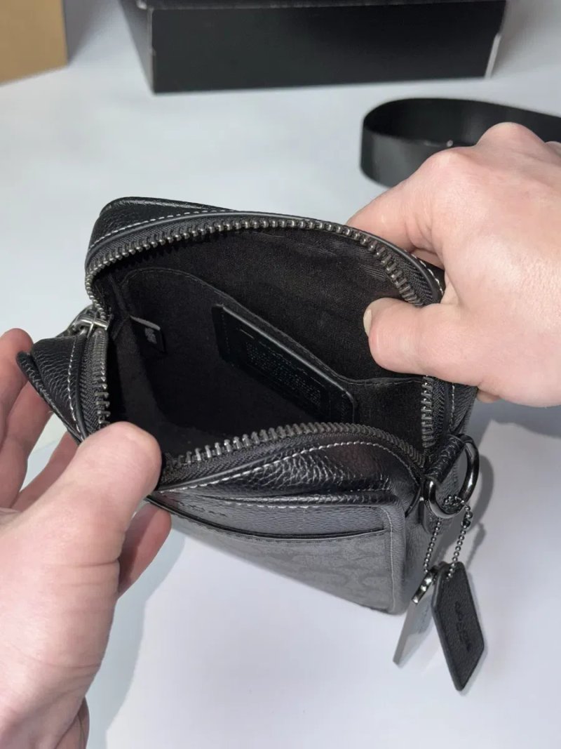 Чоловіча сумка Coach мужская сумка барсетка мессенджер клатч барсетка через плечо — фото 6