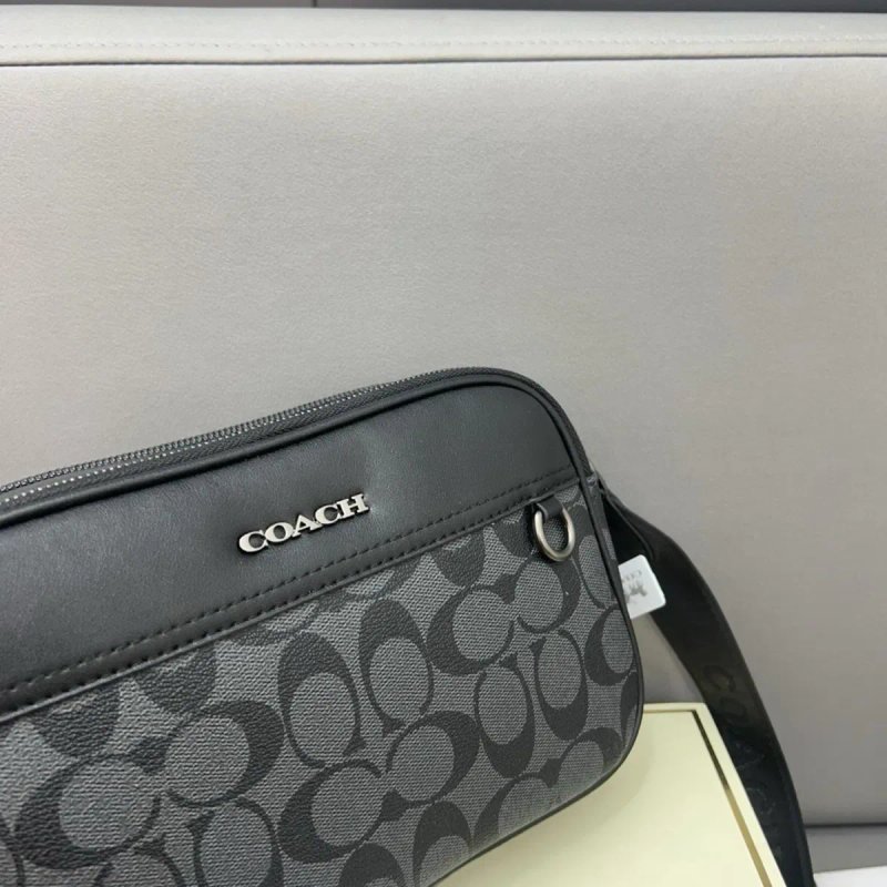 Чоловіча сумка Coach/ Мужская сумка через плече — фото 4