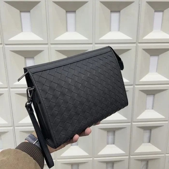 Чоловіча сумка клатч bottega veneta мужской кожаный клатч ботега — фото 3