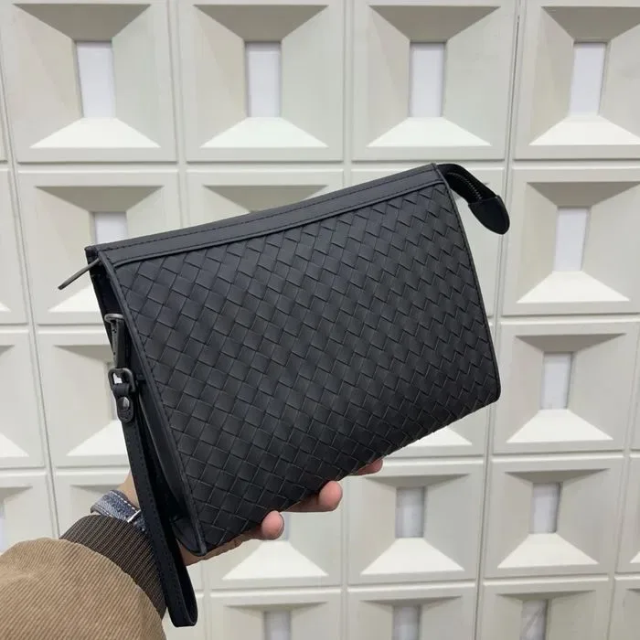 Чоловіча сумка клатч bottega veneta мужской кожаный клатч ботега — фото 4