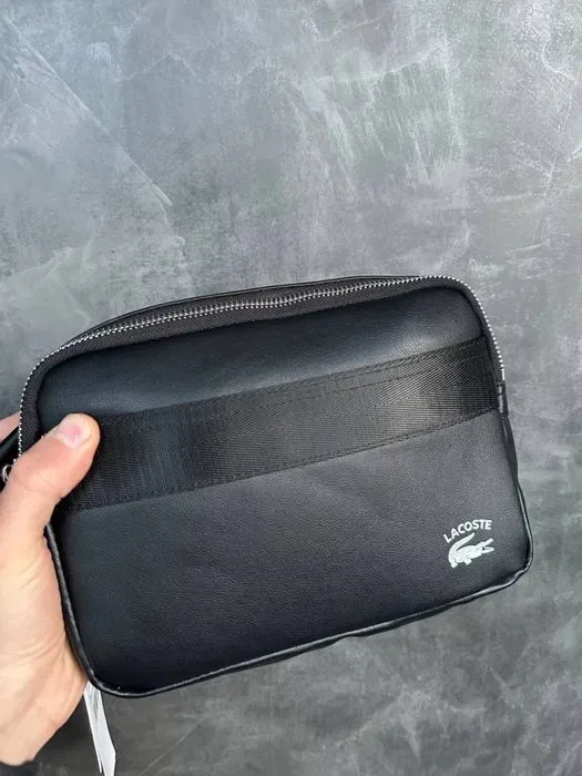 Чоловіча сумка кросбоді лакоста сужская сумка кроссбоди купить — фото 3
