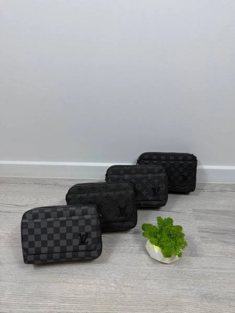 Чоловіча сумка Louis Vuitton через плече | Екошкіра | Барсетка Луї Віттон | Сумка через плече Луи Виттон