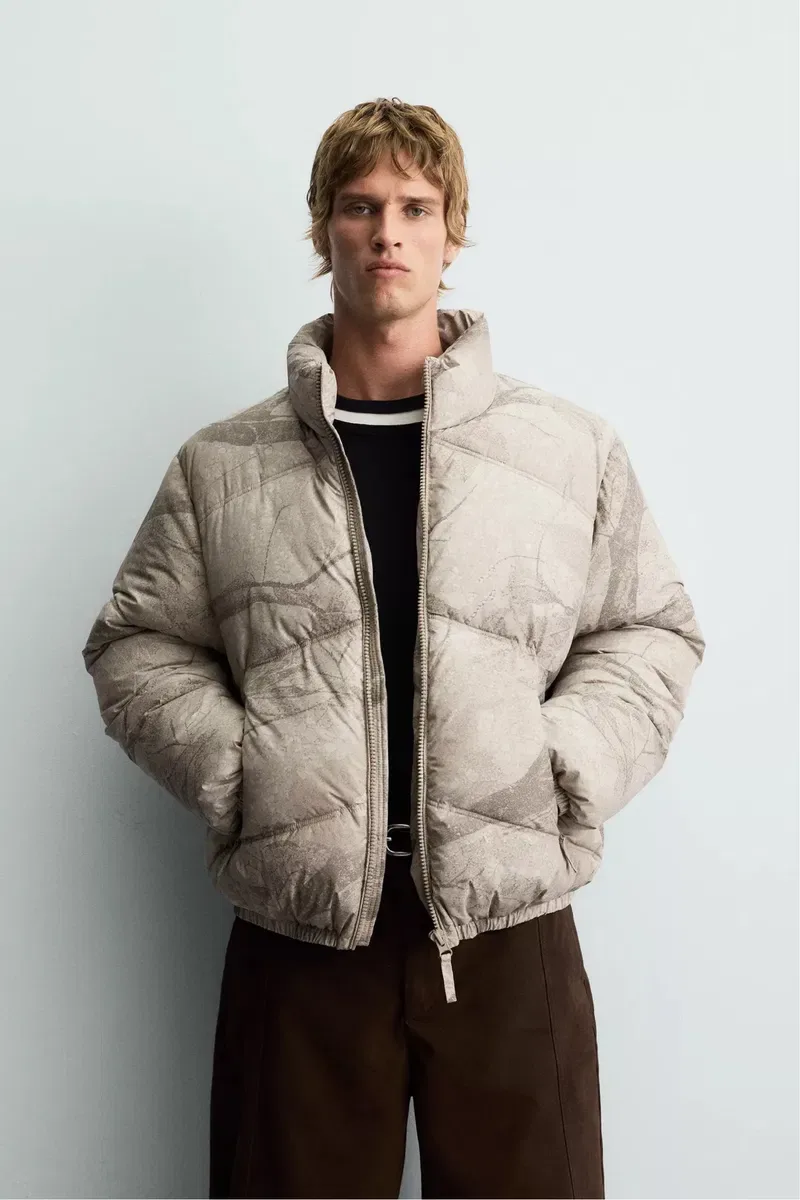 Чоловіча утеплена куртка Oversize Zara. Розмір S та М. — фото 5