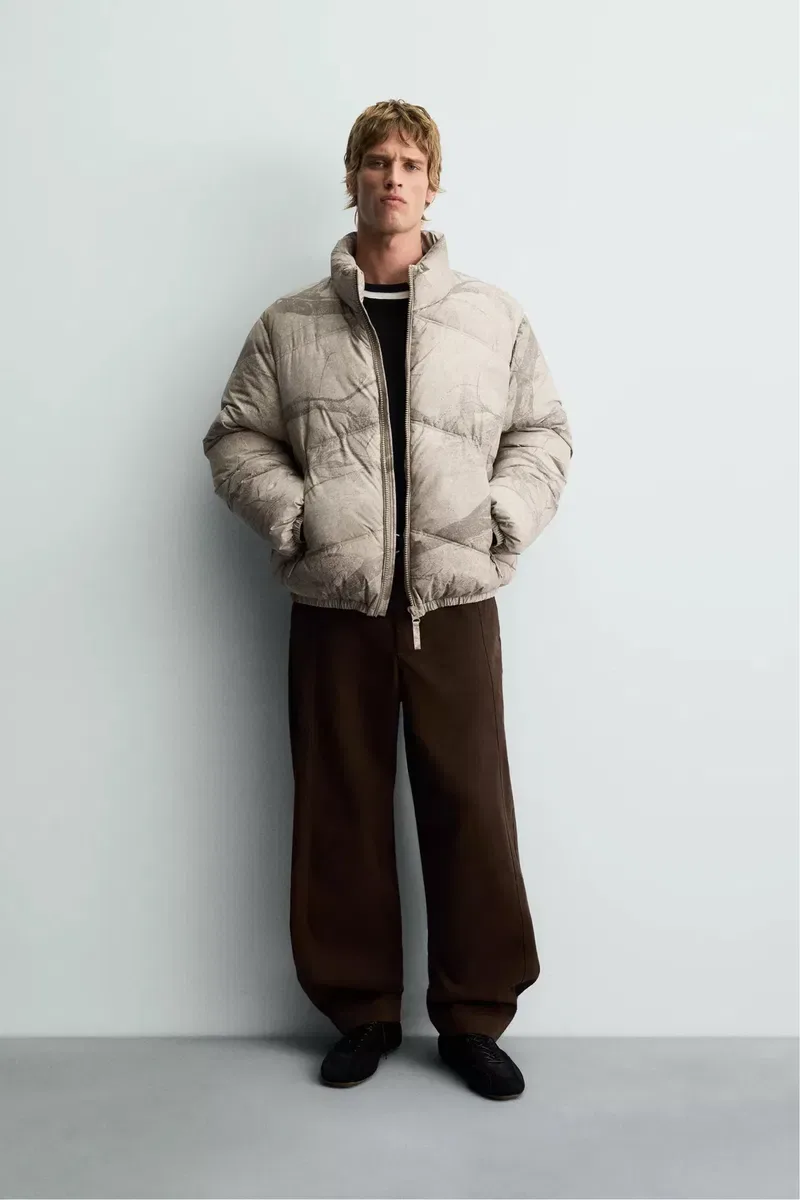 Чоловіча утеплена куртка Oversize Zara. Розмір S та М. — фото 8