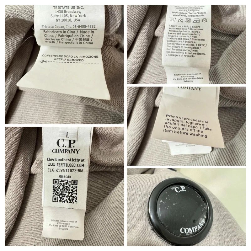 Чоловіче худі C.P. Company Diagonal Fleece Lens Hoodie — фото 8