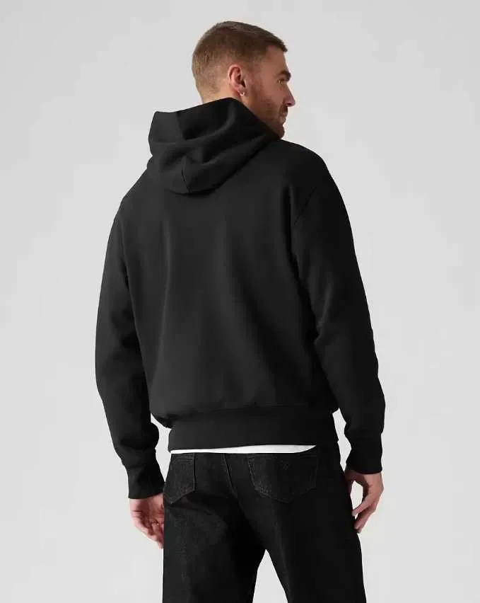Чоловіче худі Levi's оригінал чорна кофта на флісі розмір M Левіс — фото 3